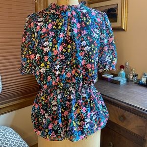 Catherine Malandrino floral top size M